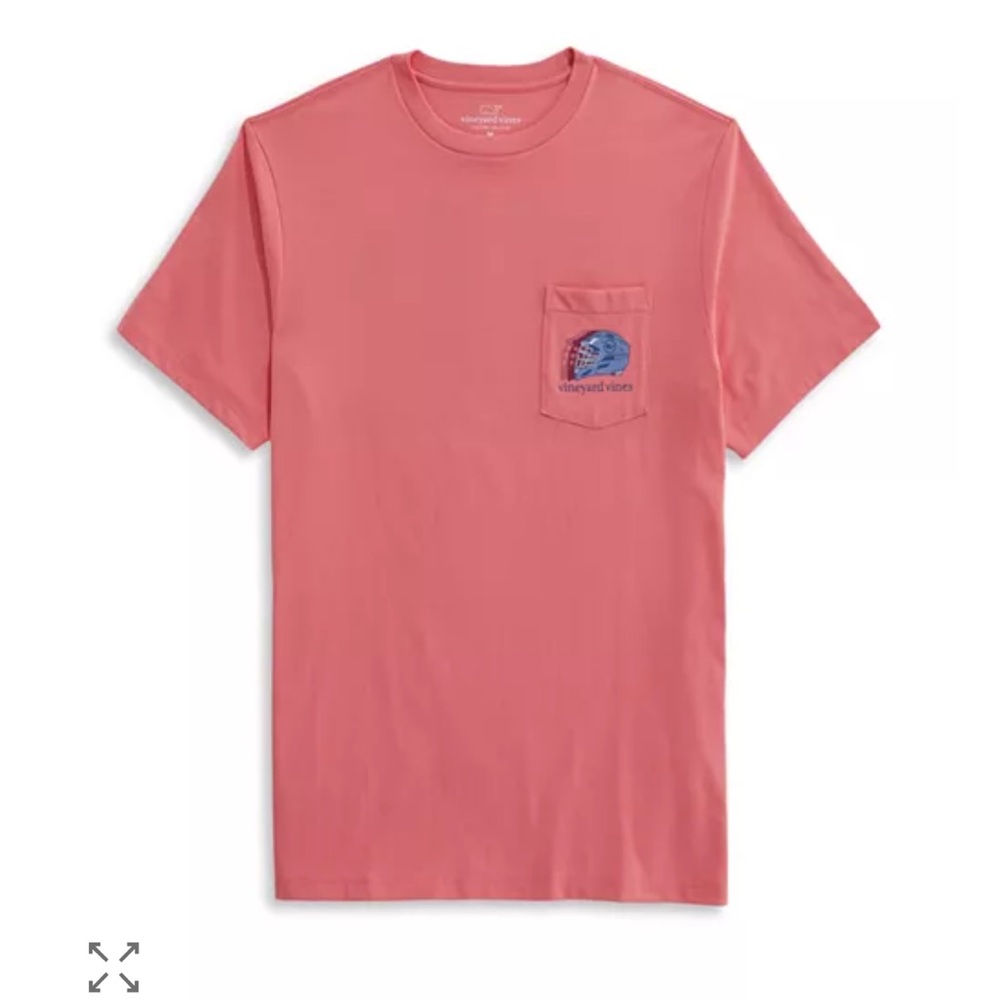 Vineyard Vines Coral Crewneck Tee